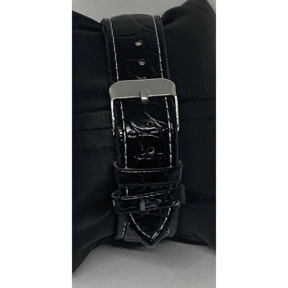 Michael Kors Runway MK3179 Women\'s Black Leather Analog Dial Quartz Watch XR736